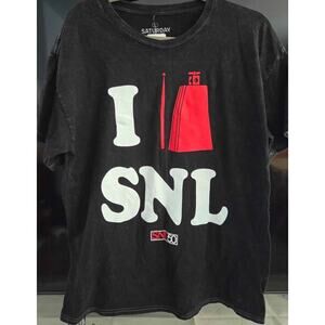 Ripple Junction SNL “I Love SNL” Graphic Tee Black Size L NWT